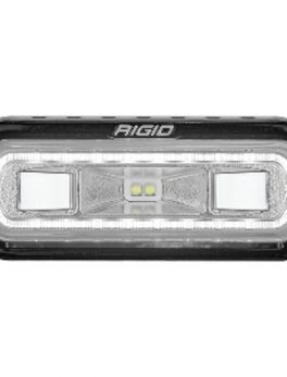 RIGID Industries SR-L Series Marine Spreader Light - Black Surface Mount - White Light w/White Halo