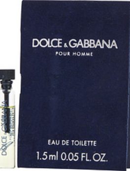 Dolce and Gabbana Edt Vial On Card For Men