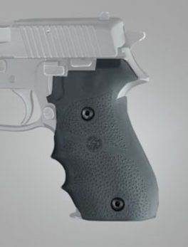 Hogue SIG Sauer P220 American Rubber w Finger Grooves Black