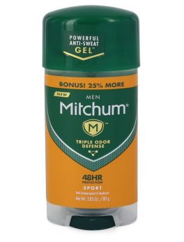 Mitchum Sport Anti-perspirant and Deodorant Gel By Mitchum Sport Anti-perspirant and Deodorant Gel 48 Hour Protection 2.82 Oz For Men