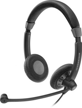Sennheiser Headset with 3.5 mm jack - Stereo - Mini-phone - Wired - 60 Hz - 16 kHz - Over-the-head - Binaural - Supra-aural - 3.67 ft Cable - Black