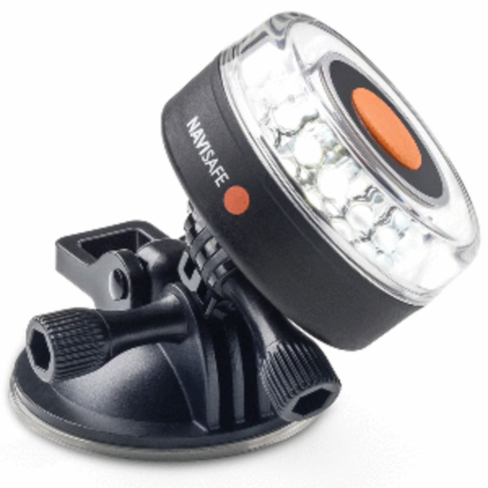 Navisafe All-White 5 Mode 360 and deg; 2NM w/Suction Base