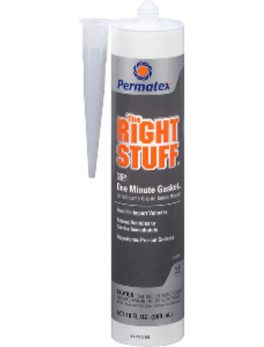 Permatex The Right Stuff 1 Minute Gasket Grey Instant Rubber Gasket Maker - 10oz
