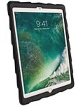 Gumdrop DTC-IPAD97-BLK_SMK Drop Tech Case for iPad (2017) - Black, Smoke, Transparent - For Apple iPad (5th Generation) Tablet - Smoke - Impact Resistant, Drop Resistant, Spill Resistant, Smudge Resistant, Scratch Resistant, Shock Absorbing - Silicone, Ac