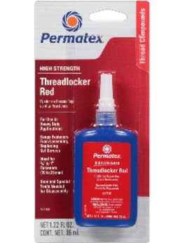 Permatex High Strength Threadlocker RED Bottle - 36ml