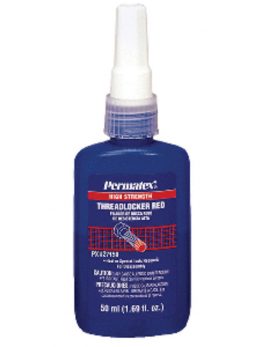 Permatex High Strength Threadlocker RED Bottle - 50ml
