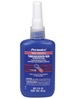 Permatex High Strength Threadlocker RED Bottle - 90ml