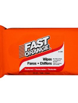 Permatex Fast Orange Heavy Duty Hand Cleaner Wipes - 25-Piece