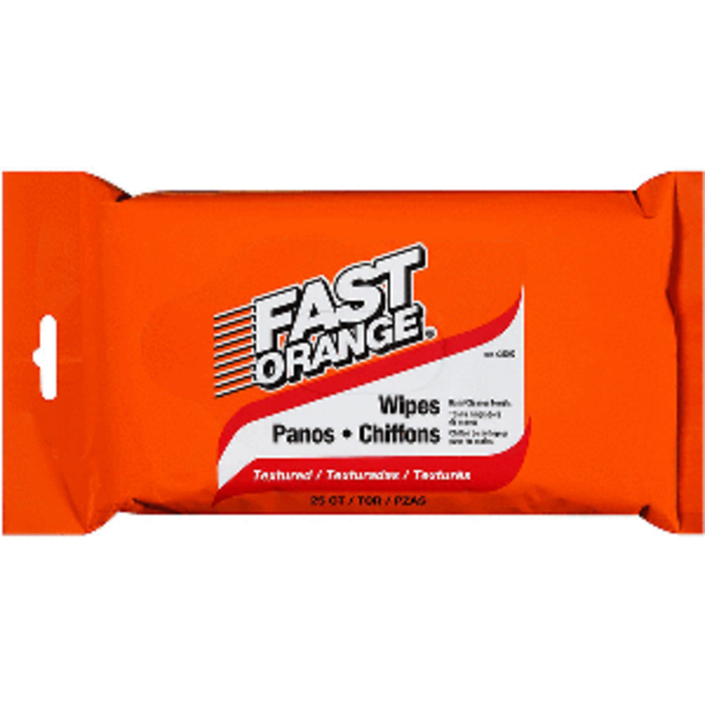 Permatex Fast Orange Heavy Duty Hand Cleaner Wipes - 25-Piece