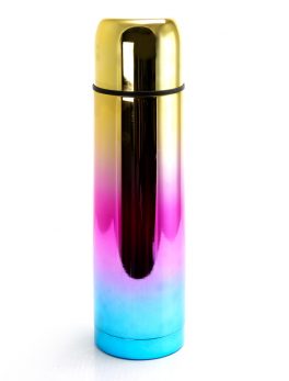 Mr Coffee Javelin Maura 15 oz Stainless Steel Thermal Bottle in Rainbow Effect