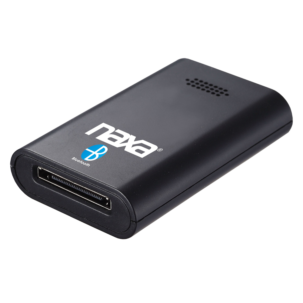 Naxa Wireless Audio Adapter with Bluetooth for iPod and iPhone Dock and AUX Input Connectors