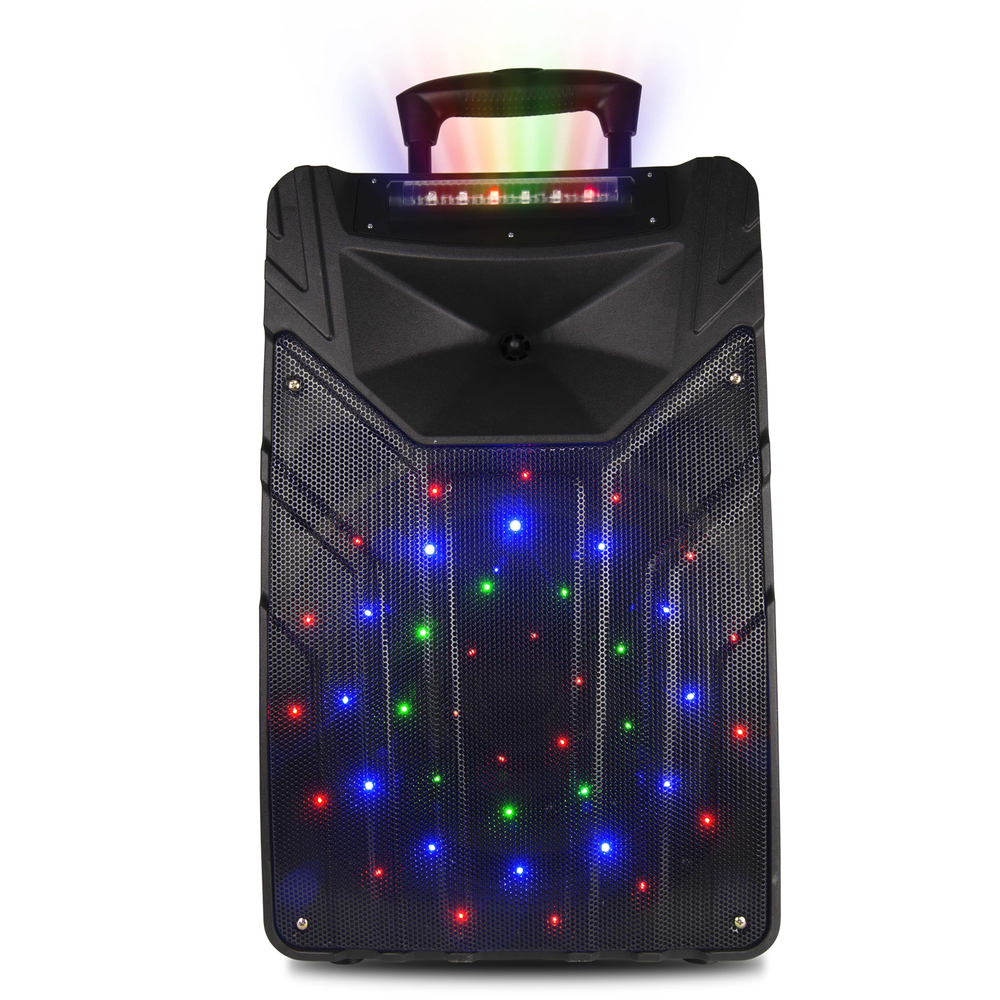 Naxa 15 and rdquo; Wireless Dance Light Karaoke Speaker