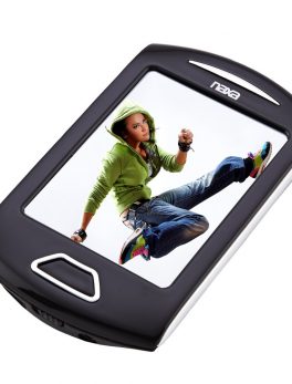Naxa Portable 8GB Media Player with 2.8" Touch Screen-Silver