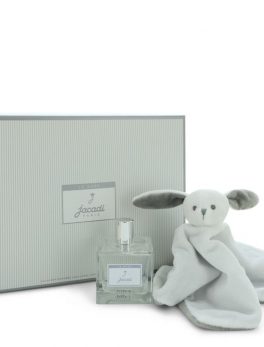 Le Bebe Jacadi By Jacadi Gift Set -- 3.4 Oz Eau De Parfum Spray + Bebe Jarcadi Sweet Rabbit For Women