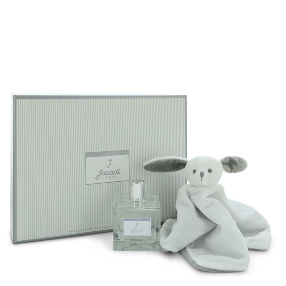 Le Bebe Jacadi By Jacadi Gift Set -- 3.4 Oz Eau De Parfum Spray + Bebe Jarcadi Sweet Rabbit For Women