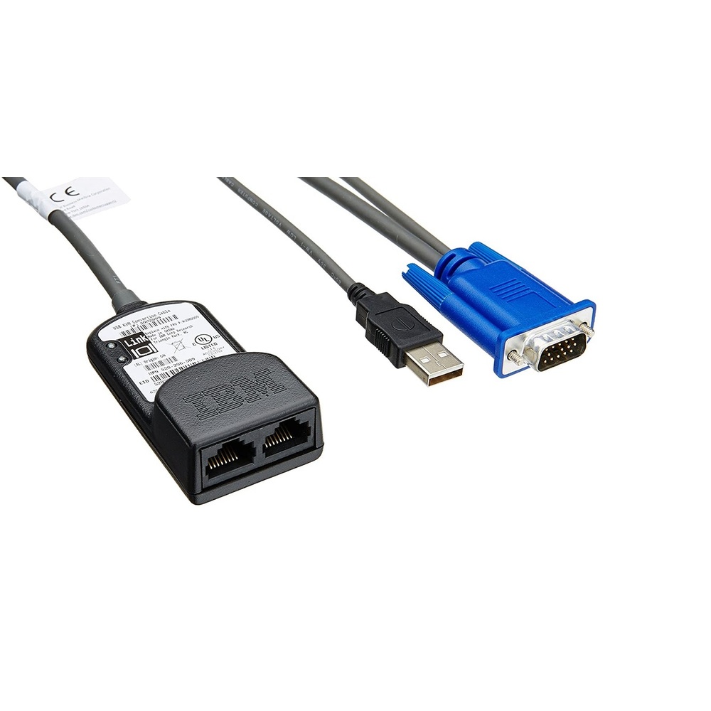 Lenovo IBM USB Conversion Option KVM Extender External Cable 39M2895