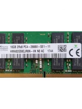 Hynix HMA82GS6CJR8NVK 16 GB DDR4 Memory Module for Laptop - 2666 MHz - 260-Pin SODIMM Memory