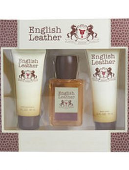 English Leather Body Splash 3.4 Oz and Aftershave Balm 2 Oz and Body Wash 2.5 Oz For Men