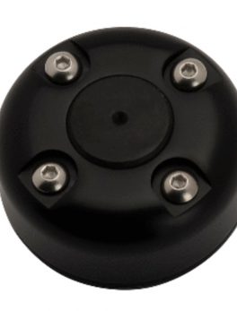 Seaview Cable Gland w/Cover - Black Powder Coated - Stainless Steel Wire - Size 2-10mm