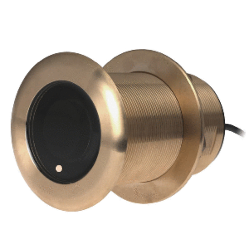 Raymarine B75M 600W Medium Frequency CHIRP Transducer 20 and deg; Tilt Single Operation Cable f/1 Transducer Install