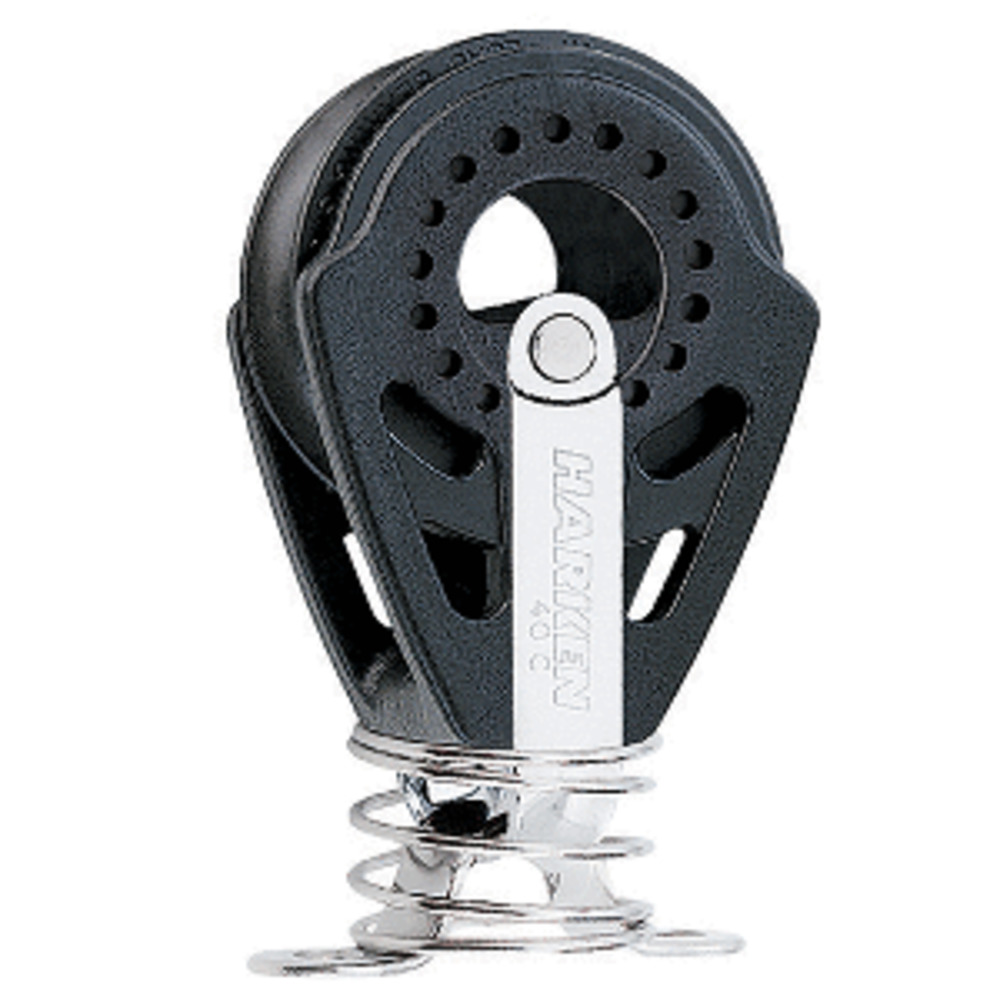 Harken 40mm Carbo Block w/Spring and amp; Eyestrap