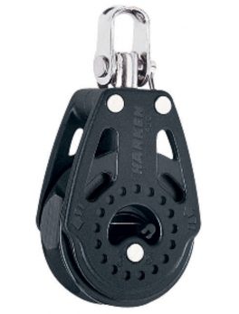 Harken 40mm Carbo Single Ratchet Block w/Swivel