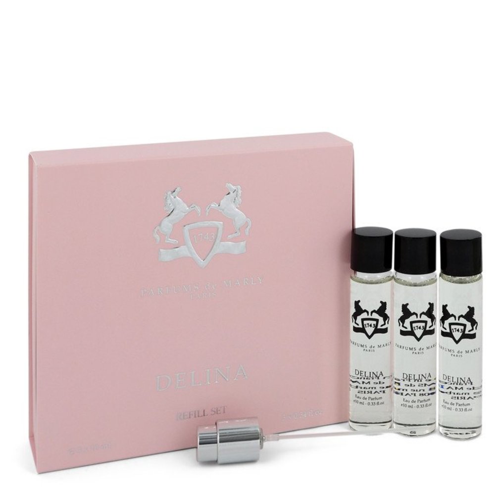 Delina By Parfums De Marly Three Eau De Parfum Spray Refills 3 X .34 Oz For Women