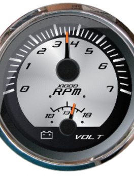 Faria Platinum 4" Multi-Function - Tachometer and amp; Voltmeter