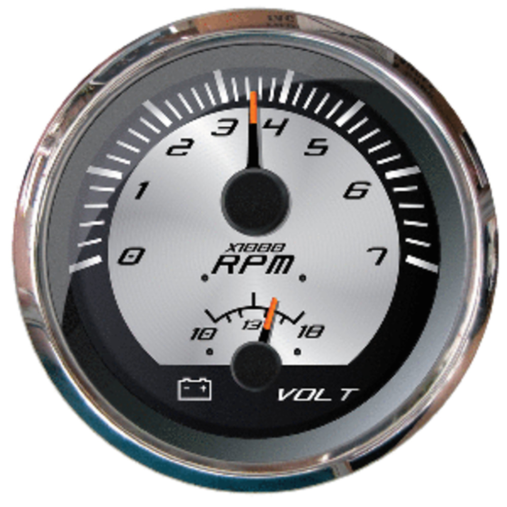 Faria Platinum 4" Multi-Function - Tachometer and amp; Voltmeter