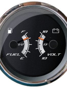 Faria Platinum 4" Multi-Function - Fuel Level and amp; Voltmeter