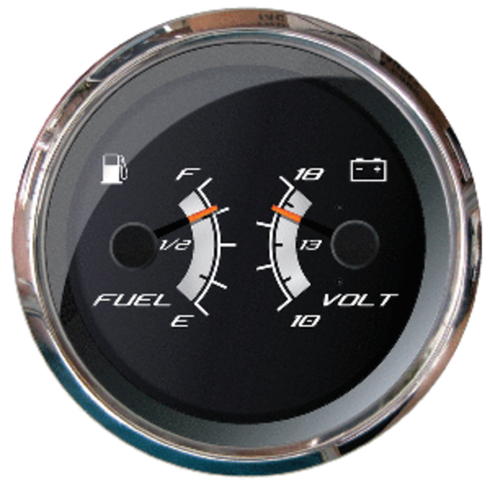 Faria Platinum 4" Multi-Function - Fuel Level and amp; Voltmeter