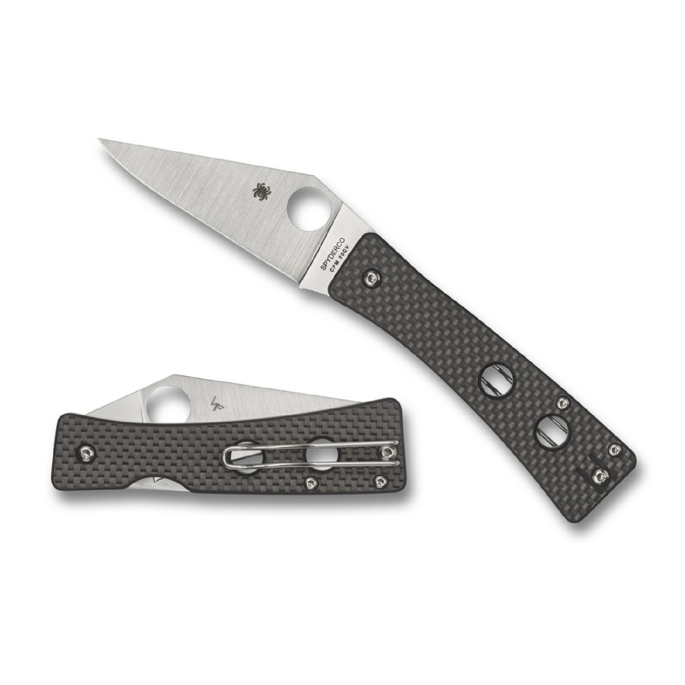 Spyderco Watu Folder 3.26 in Blade Carbon Fiber Handle