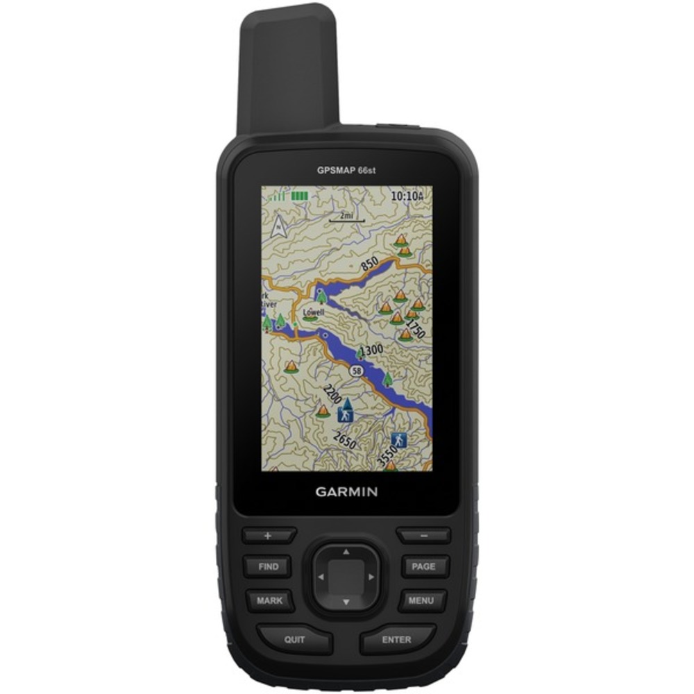 Garmin 010-01918-10 GPSMAP 66st Multisatellite Handheld with Sensors and TOPO Maps
