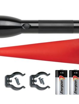 MAGLITE ML50L-I201G ML50L 2C LED Flashlight with Lite Wand (Red)