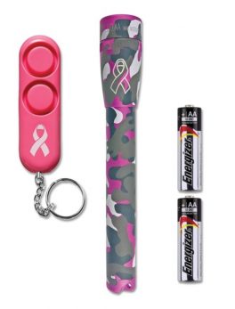 MAGLITE SP2PUF6 Mini PRO LED Flashlight and SABRE Personal Alarm