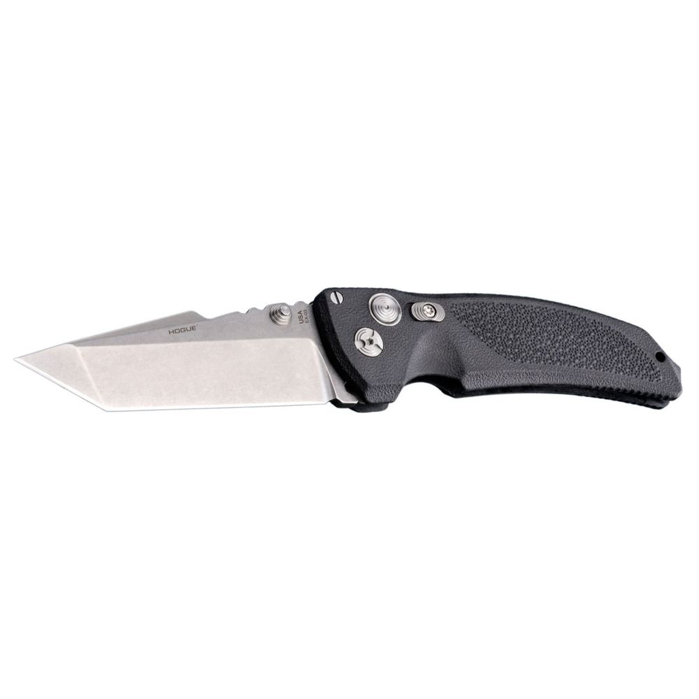 Hogue EX03 3.5in Folder Tanto Tumb Finish Poly Matte Black