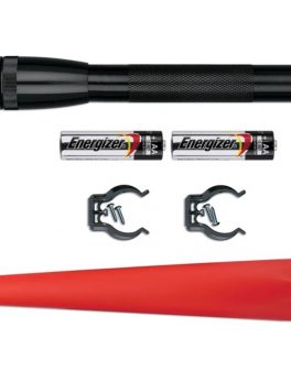 MAGLITE IP2201G Mini Mag LED Flashlight with Lite Wand (Red)
