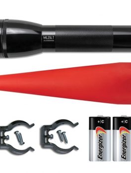 MAGLITE ML25LT-I201G ML25LT 2C LED Flashlight with Lite Wand (Red)
