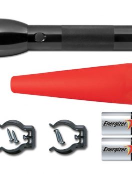 MAGLITE ML300L-I201G ML300L 2D LED Flashlight with Lite Wand (Red)