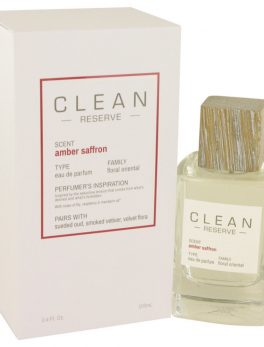 Clean Amber Saffron By Clean Eau De Parfum Spray 3.4 Oz For Women