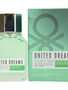 Benetton United Dreams Be Strong Edt Spray 3.4 Oz For Men