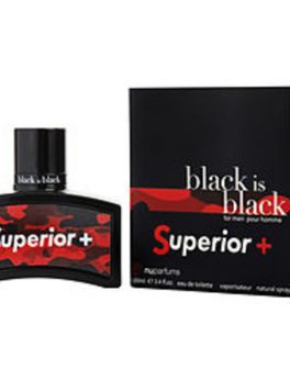 Black Is Black Superior Edt Spray 3.4 Oz For Men