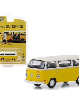 1978 Volkswagen Type 2 (T2) Bus Yellow with White Top Little Miss Sunshine (2006) Movie Hollywood Series 22 1/64 Diecast Model by Greenlight 44820C
