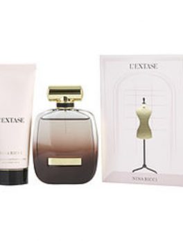 L'extase Nina Ricci Eau De Parfum Spray 2.7 Oz and Body Lotion 3.4 Oz and Eau De Parfum Spray .34 Oz Mini For Women