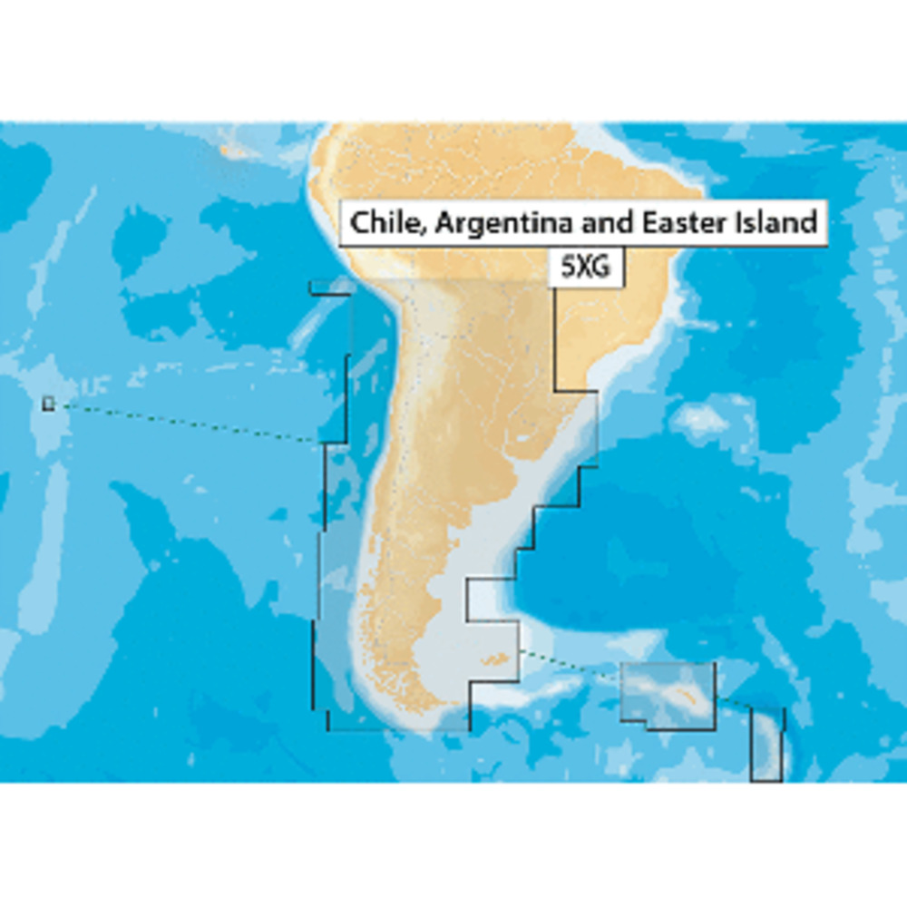 Navionics Navionics+ MSD/NAV+5XG Chile, Argentina and amp; Easter Island - microSD Format