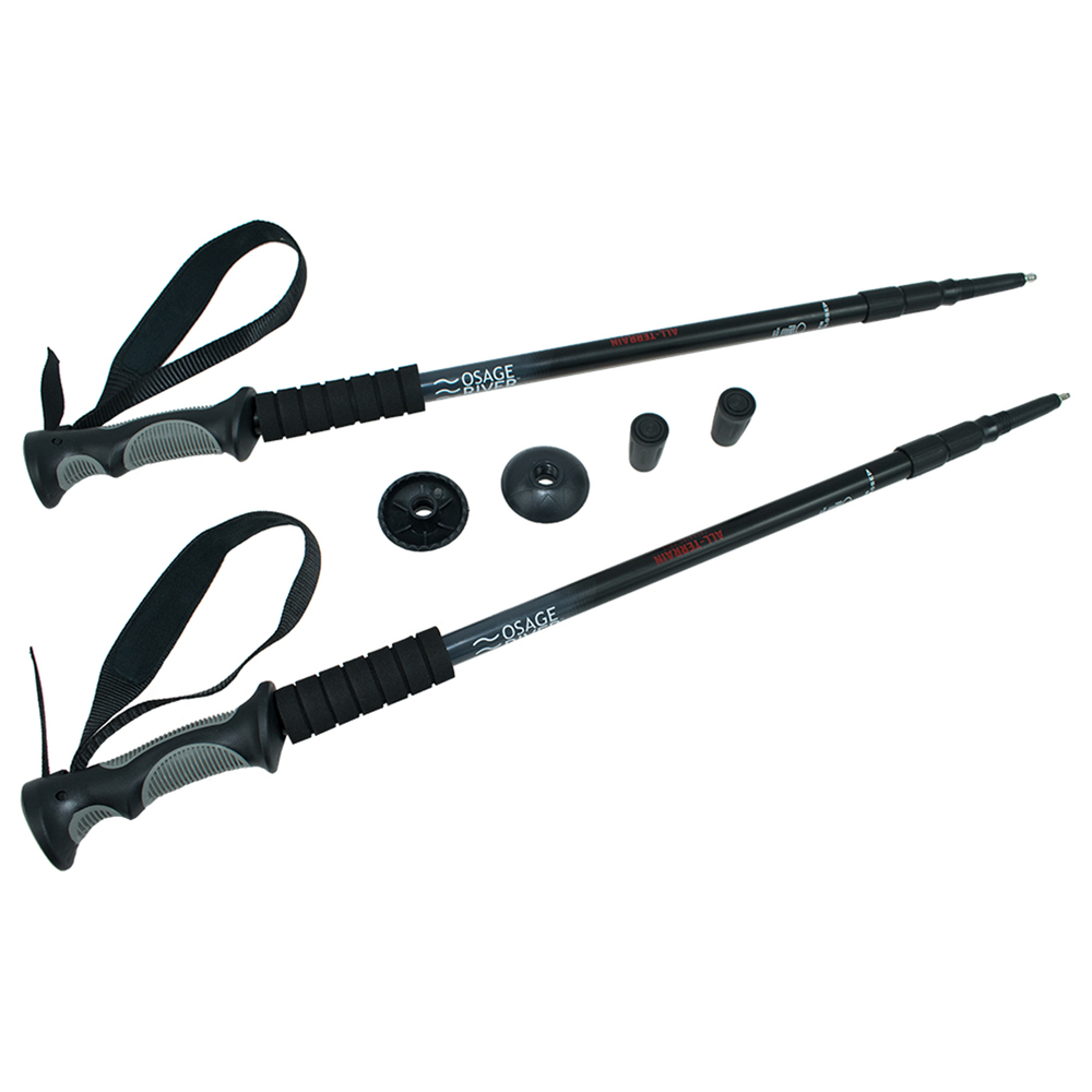 Osage River Trail Trekking Poles 1-Pair Black