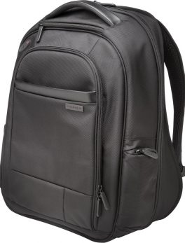 Kensington Contour Carrying Case (Backpack) for 17 Notebook - Water Resistant, Puncture Resistant, Drop Resistant - 1680D Ballistic Polyester - Checkpoint Friendly - Handle, Shoulder Strap, Trolley Strap