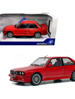 1986 BMW E30 M3 Red 1/18 Diecast Model Car by Solido S1801502
