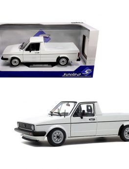1982 Volkswagen Caddy MKI Pickup Truck White 1/18 Diecast Model Car by Solido S1803501