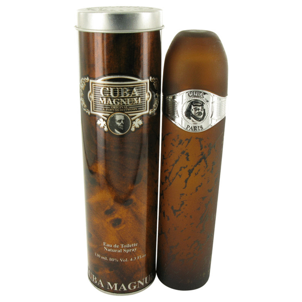Cuba Magnum Black By Fragluxe Eau De Toilette Spray 4.3 Oz For Men